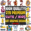 276 Premium Cute ClipArt Graphic Design