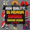 55 Samurai Art Graphic Design