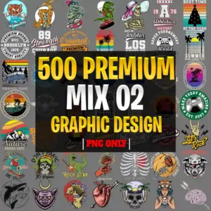 500 MIX Unlisted Graphic Designs Part 2