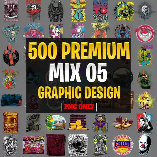 500 MIX Unlisted Graphic Designs Part 5