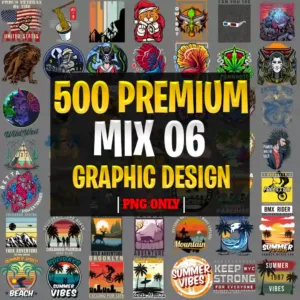 500 MIX Unlisted Graphic Designs Part 6