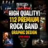 112 Premium ROCK BAND BOOTLEG Art Graphic Design