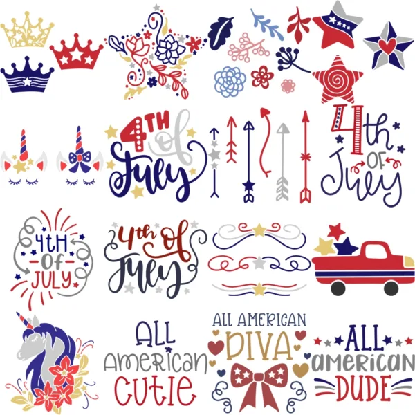 95 Premium 4TH OF JULY Graphic Design