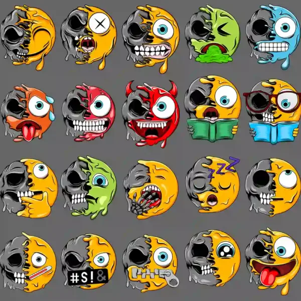 Emoji Zombie Editable