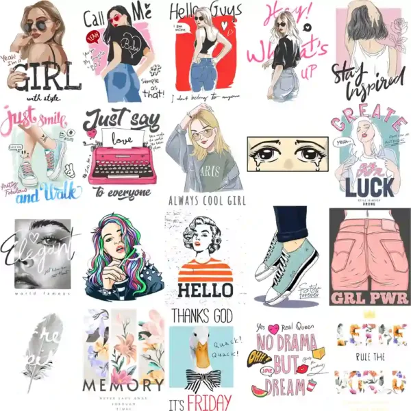 186 Premium Grils Things Clipart Graphic Design