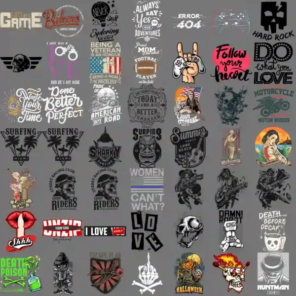 500 MIX Unlisted Graphic Designs Part 1