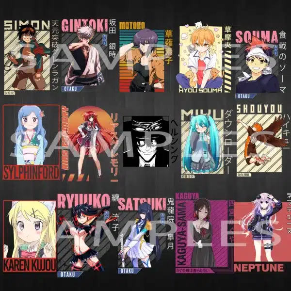 Anime Mix Bundle Graphic Design