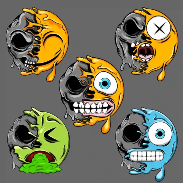 Emoji Zombie Editable