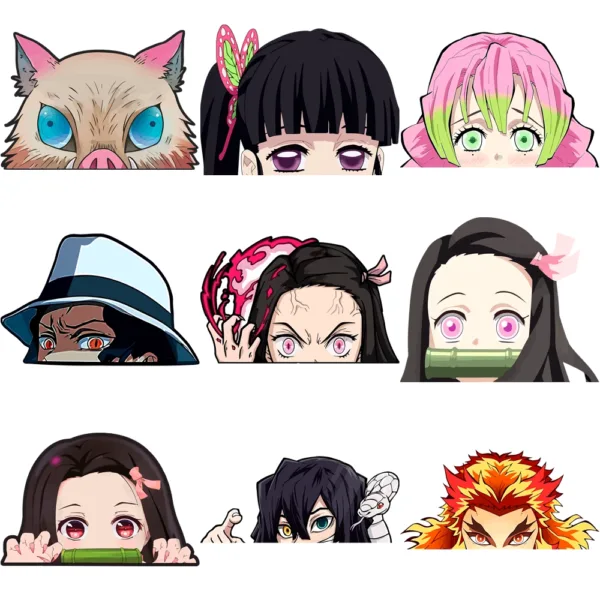 90 ANIME PEEKER STICKERS