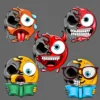 Emoji Zombie Editable