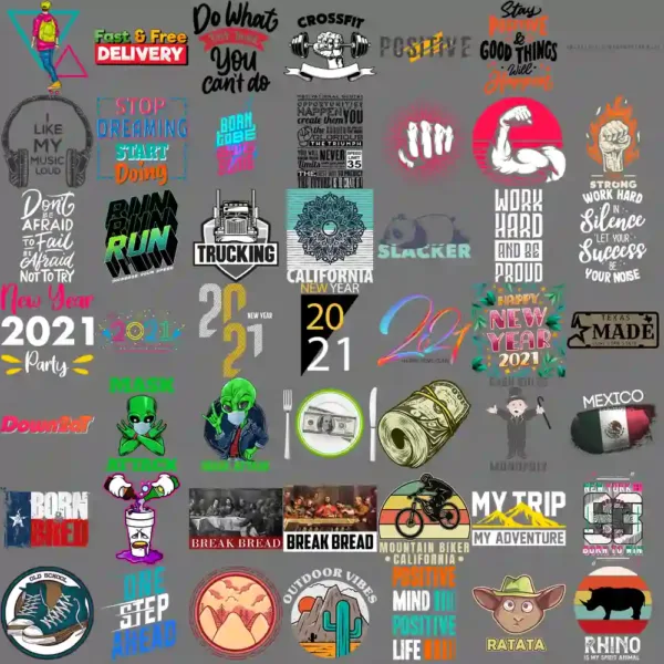 500 MIX Unlisted Graphic Designs Part 8
