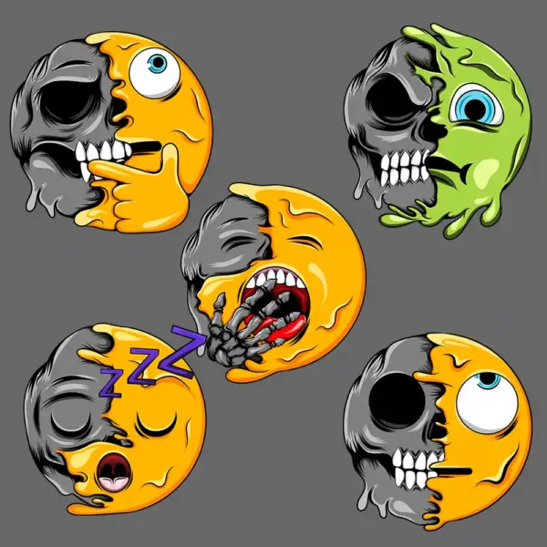 Emoji Zombie Editable