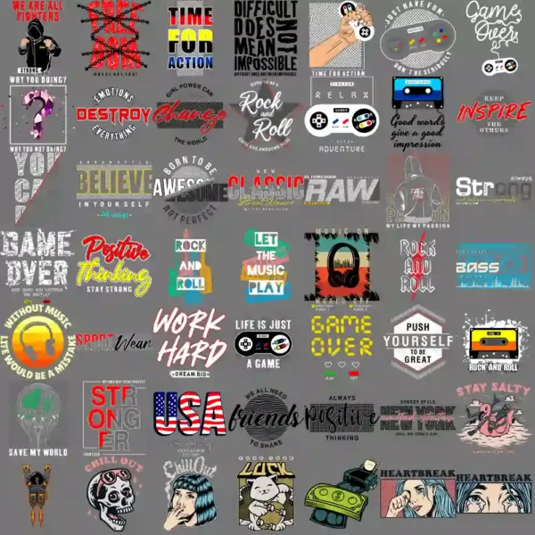 500 MIX Unlisted Graphic Designs Part 3