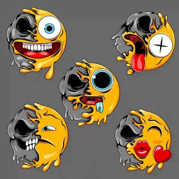 Emoji Zombie Editable