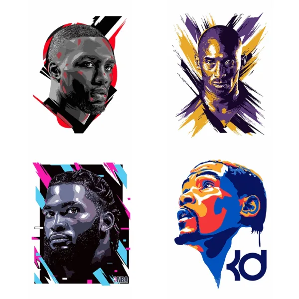 40 PREMIUM Basketball Art EDITABLE Graphic Design