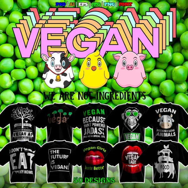 Vegan Theme T-Shirt