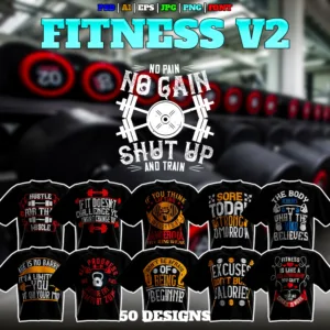 Fitness V2 Theme T-Shirt