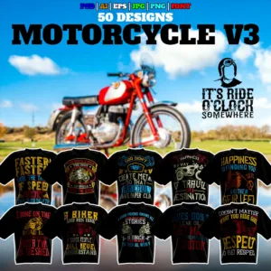 Motorcycle V3 Theme T-Shirt