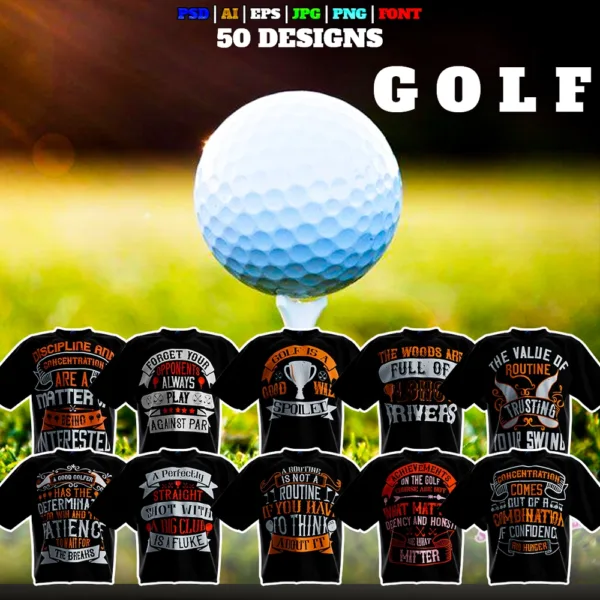 Golf Theme T-Shirt