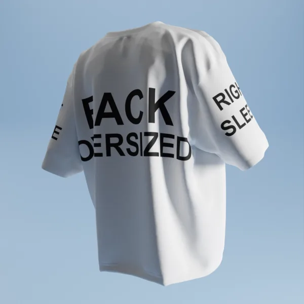 Oversized T-Shirt 3D Mock-up