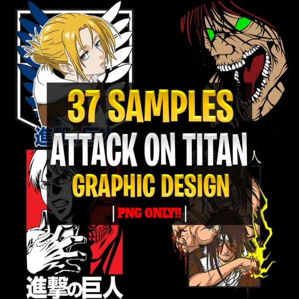 37 ATTACK ON TITAN Art Graphic Design