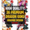 36 Premium DRAGON BALL Art Graphic Design