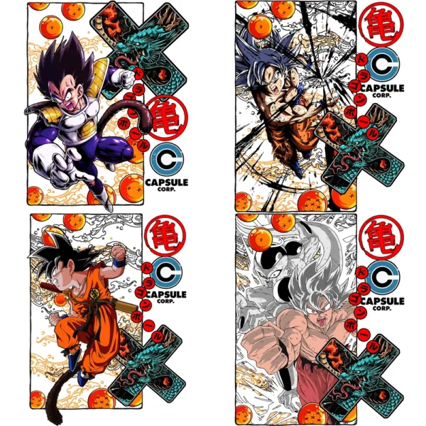 36 Premium DRAGON BALL Art Graphic Design